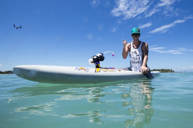 Leane Darling, Fiji ISA World SUP and Paddleboard Championship 2016, Cloudbreak. Foto: ISA / Reed.