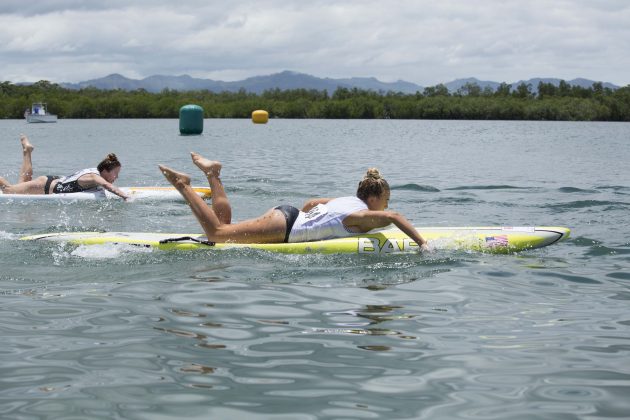 Izzi Gomez Fiji ISA World SUP and Paddleboard Championship 2016, Cloudbreak. Foto: ISA / Reed.