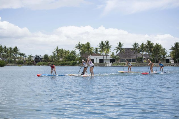 Final feminina Fiji ISA World SUP and Paddleboard Championship 2016, Cloudbreak. Foto: ISA / Reed.