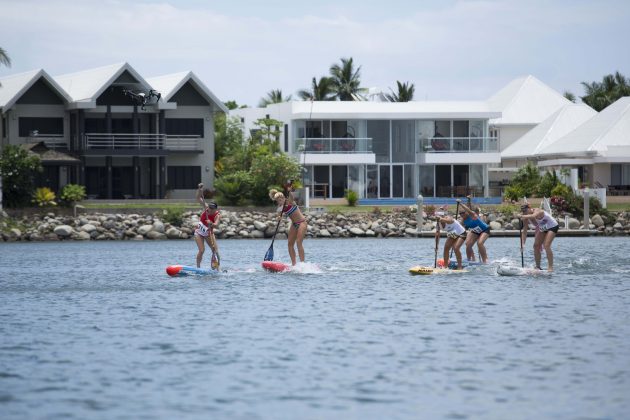 Final feminina Fiji ISA World SUP and Paddleboard Championship 2016, Cloudbreak. Foto: ISA / Reed.