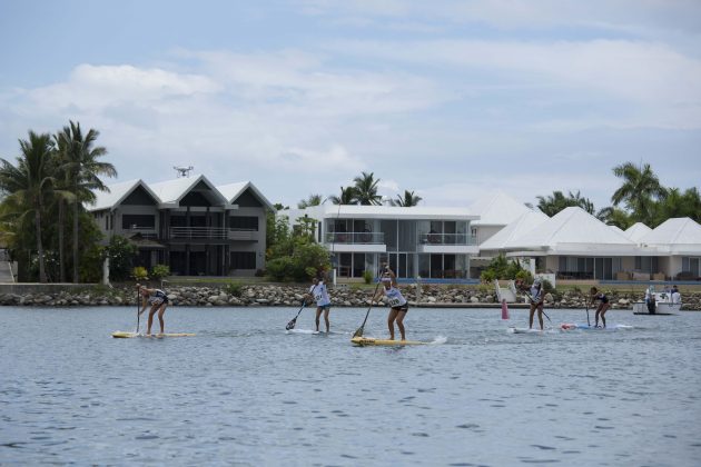 Semifinal feminina Fiji ISA World SUP and Paddleboard Championship 2016, Cloudbreak. Foto: ISA / Reed.