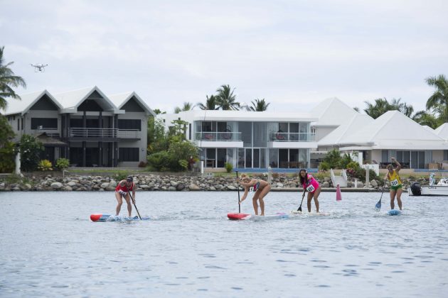 Semifinal feminina Fiji ISA World SUP and Paddleboard Championship 2016, Cloudbreak. Foto: ISA / Reed.