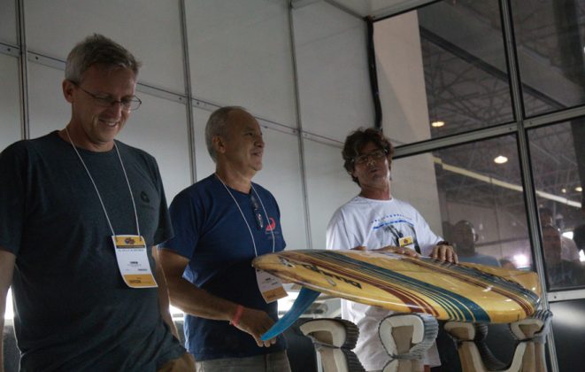 Ricardo Martins, Daniel Friedmann e Neco Carbone, The Board Trader Show 2016, São Paulo (SP). Foto: Divulgação.