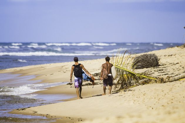 Bino Lopes e Heloy Júnior, litoral baiano. Foto: Sávio Ribeiro.