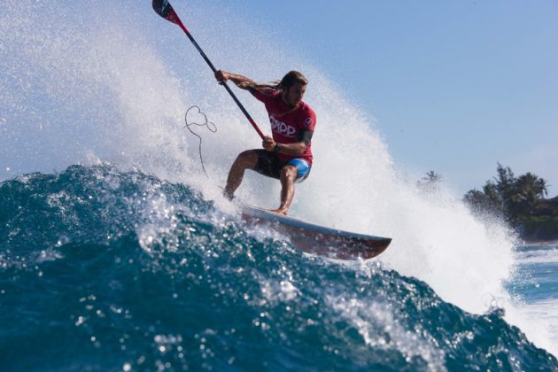 Caio Vaz. Sunset Beach Pro 2017. Foto: Brian Bielmann.