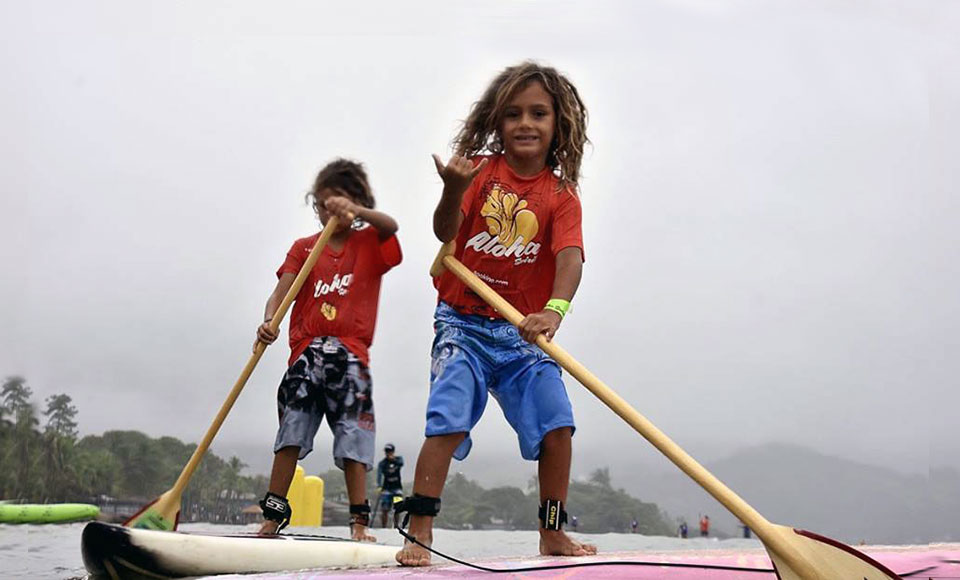 Crianças e os watersports