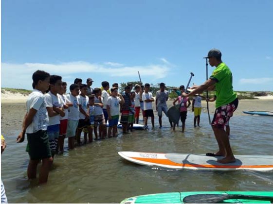 1ª Etapa do Circuito Cearense de SUP Race. Foto: Wládia Nogueira.