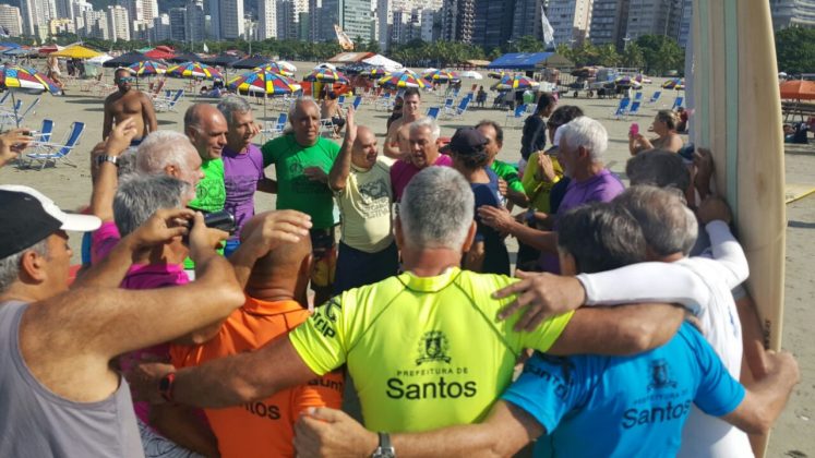 Prancha Oca Santos Longboard Festival reúne santistas no Quebra-Mar. Foto: Divulgação.