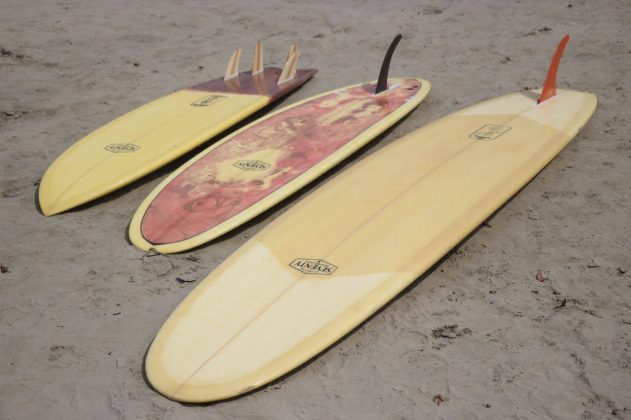 Seventy Surfboards aposta na fabricação de modelos retrôs. Foto: Divulgação.