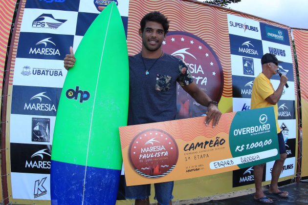 Pódio Expression Session etapa de abertura do Maresia Paulista Pro, Itamambuca, Ubatuba. Foto: Adriana Berlinck.