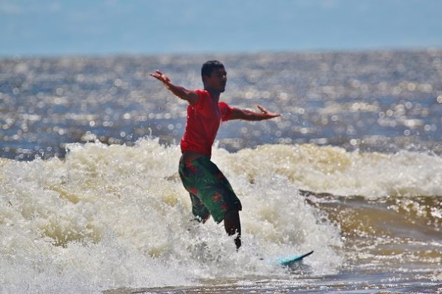 Elivelton Santos primeira etapa CBSurf Tour, Praia de Atalaia, Salinópolis (PA). Foto: Denys Sarmanho.