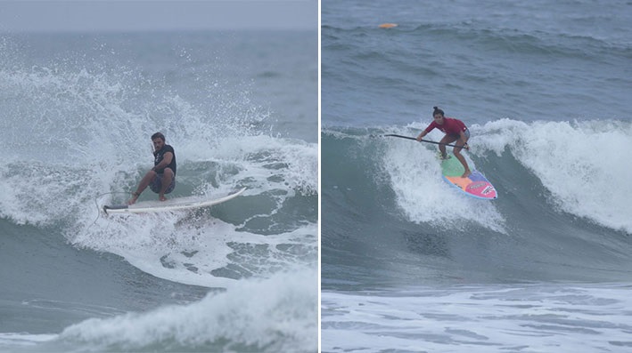 Caio Vaz e Aline Adisaka vencem em Floripa