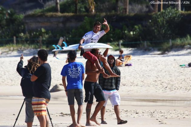 Ayrton Dylan primeira etapa do Circuito AS, praia de Itacoatiara (RJ). Foto: Dunbar.