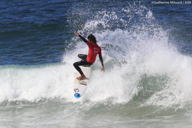 Caio Knappi primeira etapa do Circuito AS, praia de Itacoatiara (RJ). Foto: Dunbar.