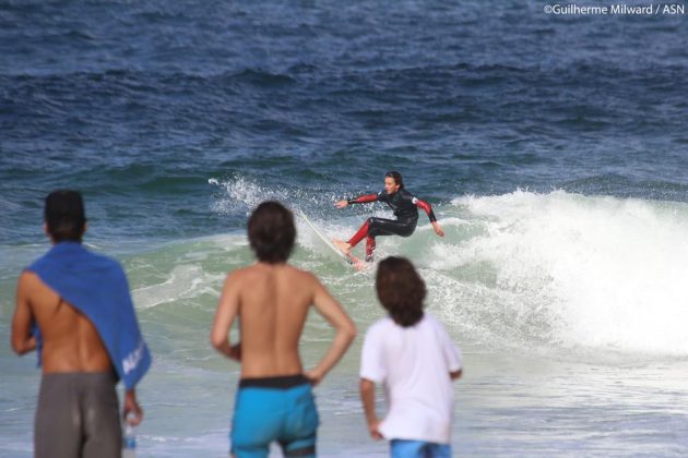 Lucca Coutinho primeira etapa do Circuito AS, praia de Itacoatiara (RJ). Foto: Dunbar.