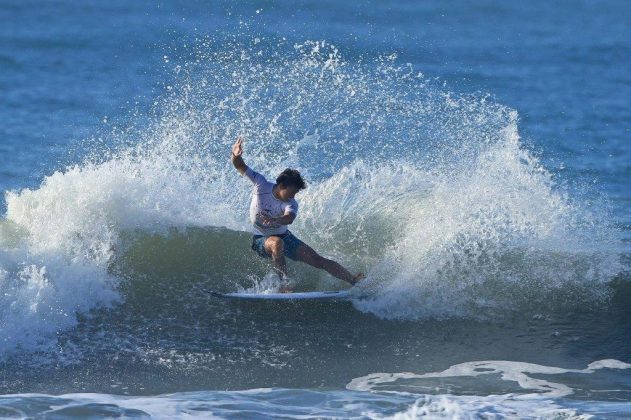 Yage Araujo segunda etapa do Maresia Paulista de Surf Profissional, Praia Grande, Ubatuba. Foto: Munir El Hage.