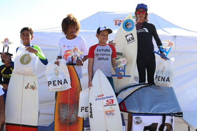 Pódio Iniciantes, Circuito ASN 2017, Canal de Itaipu, Niterói (RJ). Foto: Guilherme Milward.