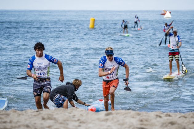 Mo Freitas e Connor Baxter, ISA SUP e Paddleboard 2017, Cold Hawaii, Dinamarca. Foto: ISA / Reed.