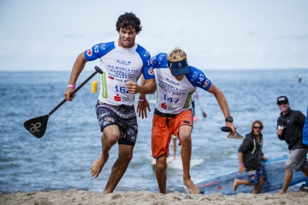 Mo Freitas e Connor Baxter, ISA SUP e Paddleboard 2017, Cold Hawaii, Dinamarca. Foto: ISA / Reed.