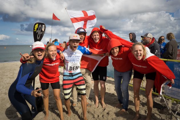 Equipe dinamarquesa, ISA SUP e Paddleboard 2017, Vorupør, Dinamarca. Foto: ISA / Sean Evans .