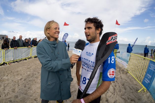 Vinnicius Martins, ISA SUP e Paddleboard 2017, Vorupør, Dinamarca. Foto: ISA / Sean Evans .