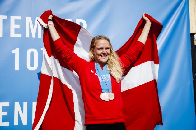 Kathrine Zinck, ISA SUP e Paddleboard 2017, Vorupør, Dinamarca. Foto: ISA / Reed.