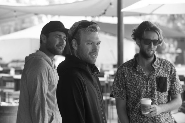 Joel Parkinson, Adrian Buchan e Matt Wilkinson, Surf Ranch, Califórnia (EUA). Foto: WSL / Steve Sherman.