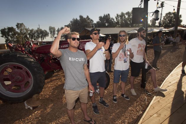 Mick Fanning e Bede Durbidge, Future Classic 2017, Surf Ranch, Califórnia (EUA). Foto: WSL / Steve Sherman.