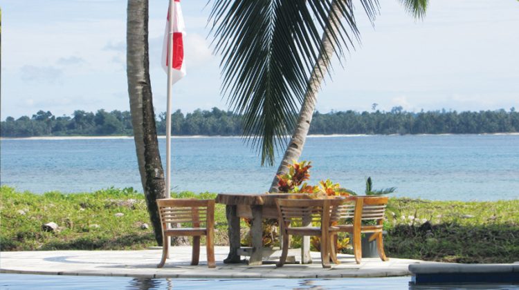 Detalhes da piscina, Mentawai, Indonésia. Foto: Arquivo pessoal.