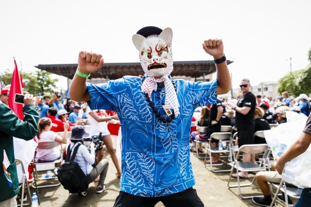 Cerimônia de abertura do Vissla ISA World Junior 2017, Okuragahama Beach, Hyuga, Japão. Foto: ISA / Reed.