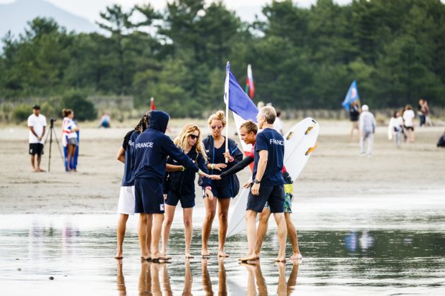 Equipe Francesa, Vissla ISA World Junior 2017, Okuragahama Beach, Hyuga, Japão. Foto: ISA / Reed.