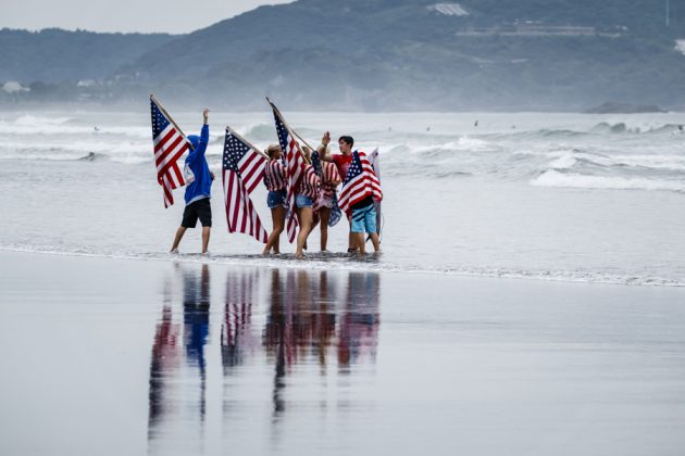 Equipe Norte-Americana, Vissla ISA World Junior 2017, Okuragahama Beach, Hyuga, Japão. Foto: ISA / Reed.