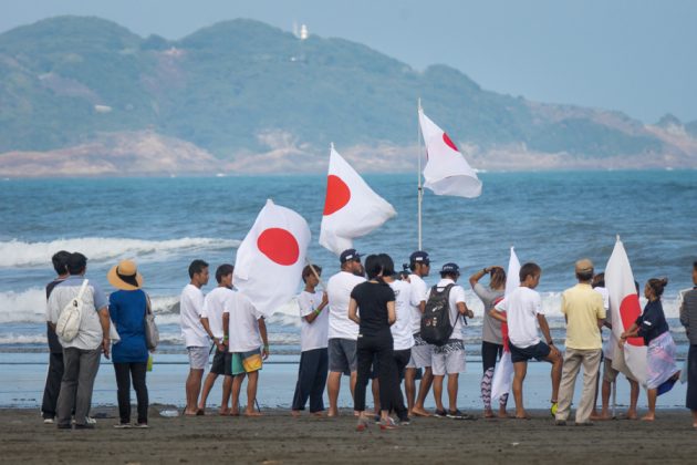 Equipe japonesa, VISSLA ISA World Junior 2017, Hyuga, Japão. Foto: ISA / Sean Evans .