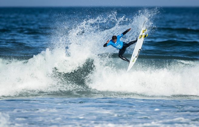 Miguel Pupo, Billabong Cascais Pro 2017, Guincho, Portugal. Foto: WSL / Poullenot.