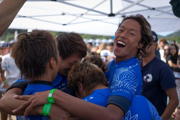 Equipe japonesa, Vissla ISA World Junior 2017, Hyuga, Japão. Foto: ISA / Sean Evans .