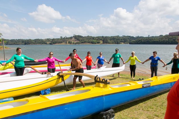 Batismo de canoas no Passaúna Paddle Club. Curitiba (PR). Foto: Naideron Fotografias.