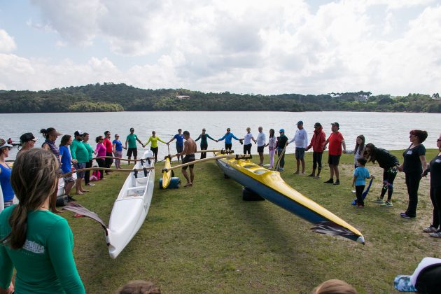 Batismo de canoas no Passaúna Paddle Club. Curitiba (PR). Foto: Naideron Fotografias.