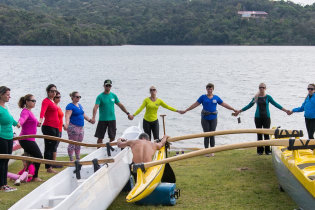 Batismo de canoas no Passaúna Paddle Club. Curitiba (PR). Foto: Naideron Fotografias.