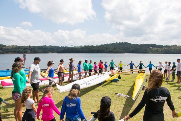 Batismo de canoas no Passaúna Paddle Club. Curitiba (PR). Foto: Naideron Fotografias.