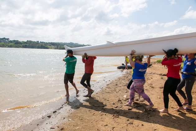 Batismo de canoas no Passaúna Paddle Club. Curitiba (PR). Foto: Naideron Fotografias.