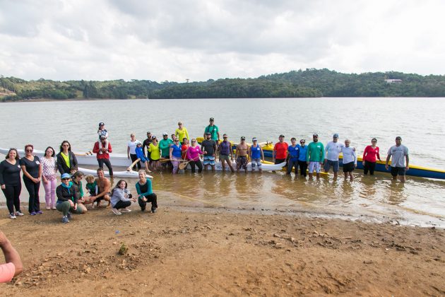 Batismo de canoas no Passaúna Paddle Club. Curitiba (PR). Foto: Naideron Fotografias.