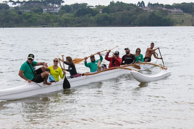 Batismo de canoas no Passaúna Paddle Club. Curitiba (PR). Foto: Naideron Fotografias.