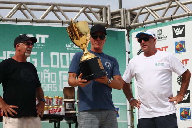 Dani Boi, Xandi Fontes e Álfio Lagnado, Hang Loose São Sebastião Pro 2017, Maresias, São Sebastião (SP). Foto: © WSL / Smorigo.