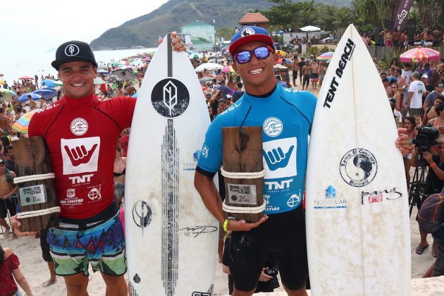 Deivid Silva e Flavio Nakagima, Hang Loose São Sebastião Pro 2017, Maresias, São Sebastião (SP). Foto: © WSL / Smorigo.