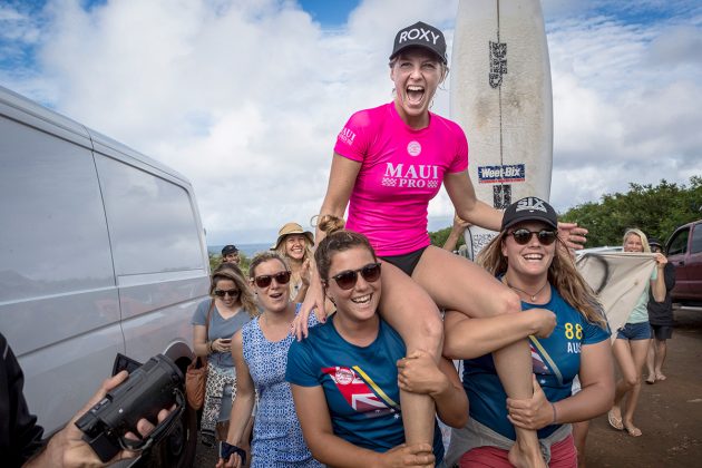 Stephanie Gilmore, Maui Women's Pro 2017, Honolua Bay, Havaí. Foto: WSL / Poullenot.