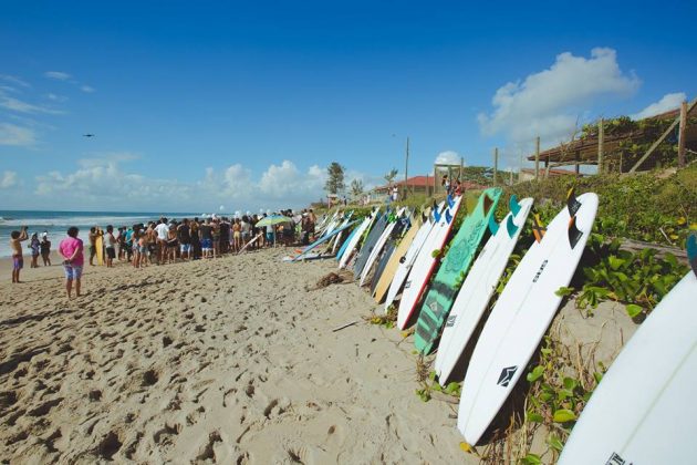 Homenagem a Jean da Silva, Praia do Bispo, Balneário Barra do Sul (SC). Foto: Bárbara Aviz.