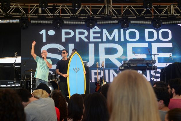 Maurio Borges e Rodrigo Silva, Prêmio do Surfe Catarinense 2017, Florianópolis (SC). Foto: Marcio David.