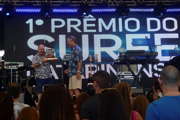 Zeno Brito e Bento Xavier, Prêmio do Surfe Catarinense 2017, Florianópolis (SC). Foto: Marcio David.