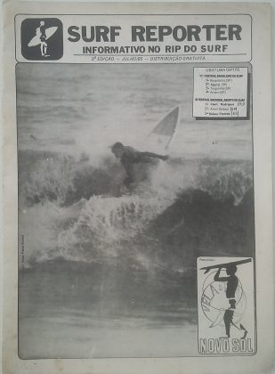 Jornal Informativo Surf Reporter, que circulou nos anos , Guia Surfe no Brasil. Foto: Reprodução.