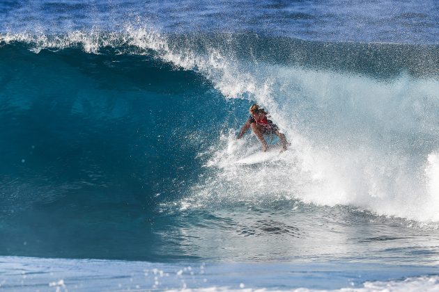 Benji Brand, Pipe Invitational 2017, Pipeline, North Shore de Oahu, Havaí. Foto: WSL / Poullenot.